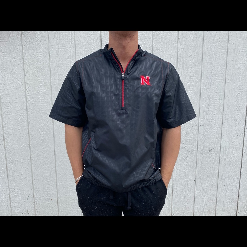 Adidas, Univ of Nebraska, Golf Shirt, Large